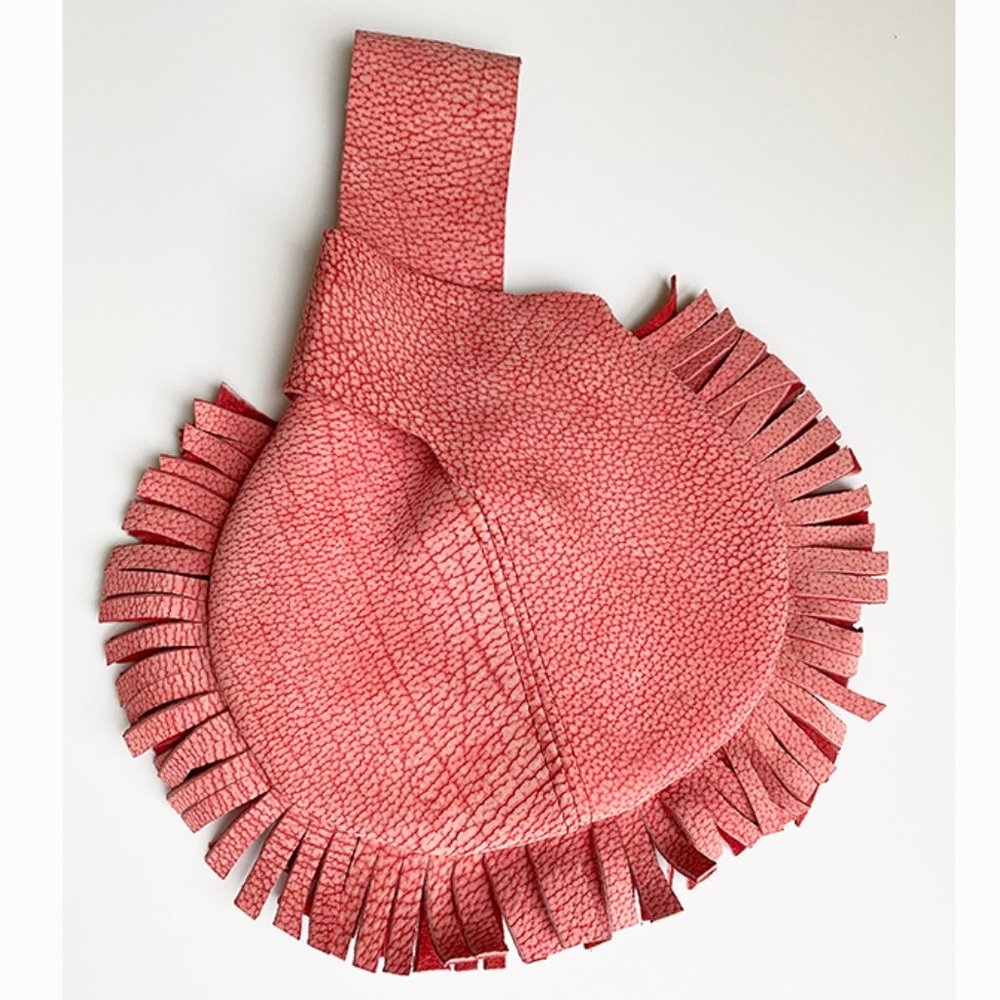 Fringed Boho Leather Handbag